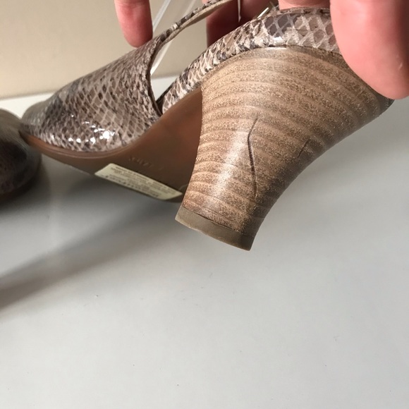 Beautifeel • Snakeskin Slingback Pumps - Picture 7 of 8